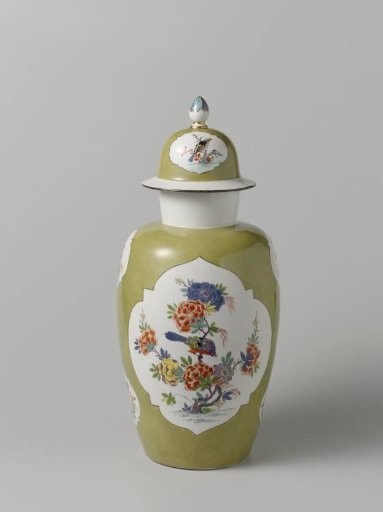 Lidded vase