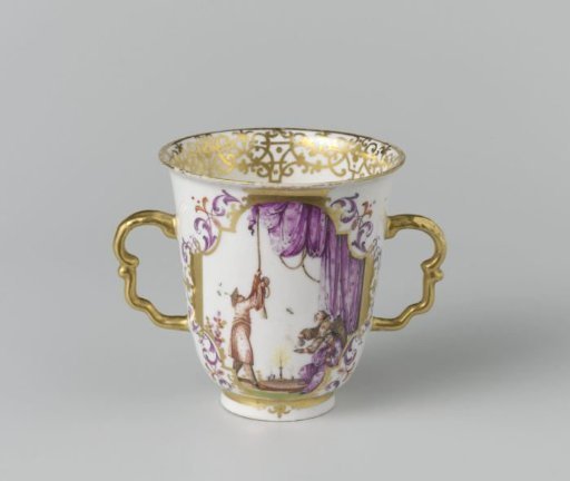 Chocolate cup and saucer
