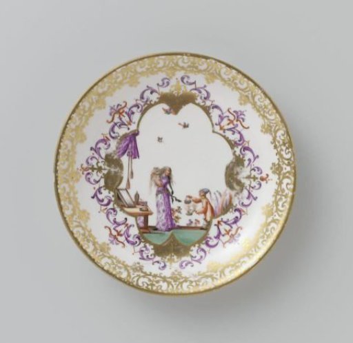 Chocolate cup and saucer