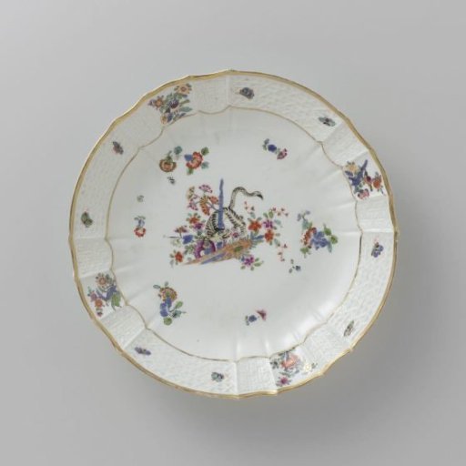 Dish, Polychrome Painted with a Kakiemon Decoration