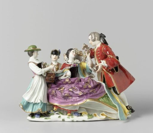 Company with a peddler