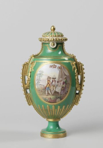 Pair of vases (pearl vases or panel vases)