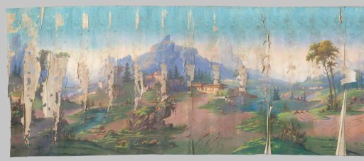Fragment of a moving panorama