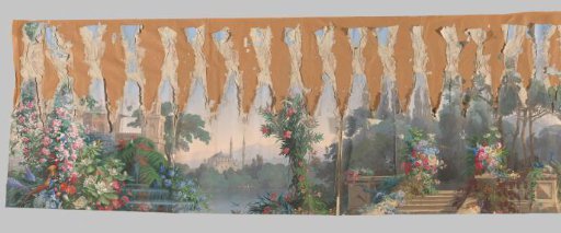 Roll of wallpaper from papier peint