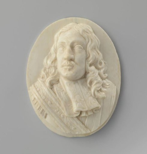 Portrait Medallion of Cornelis de Witt (1623-1672)
