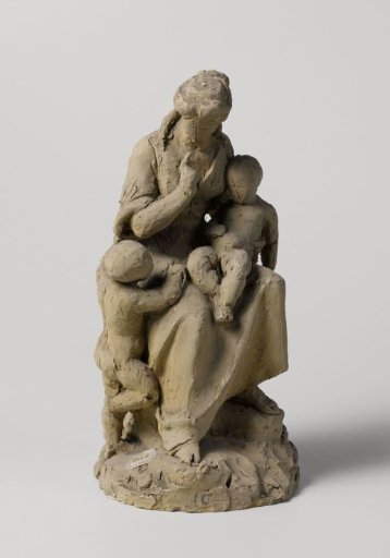 Mother with two children