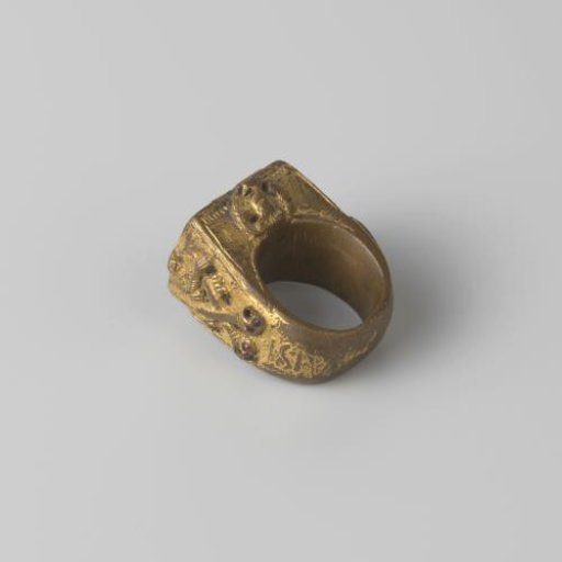 Bishop's Ring with the Symbols of the Four Evangelists
