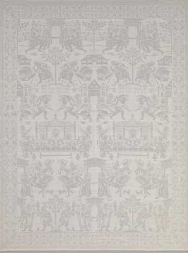 Napkin with the History of the Prodigal Son