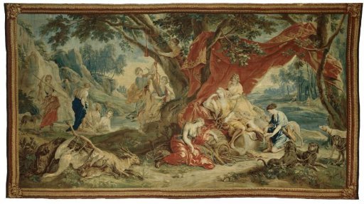 Resting Diana, from the Triumphs of the Gods