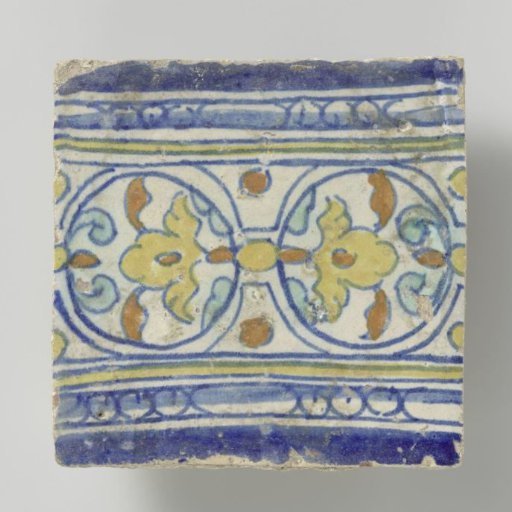 Polychrome border tile