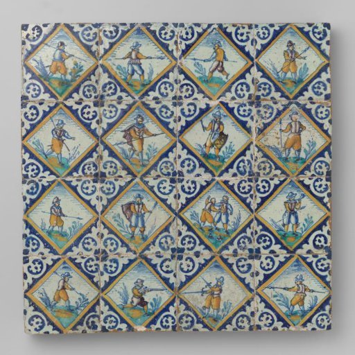 Field of Sixteen Tiles with Soldiers