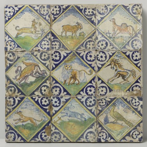 Field of Nine Tiles with Animals