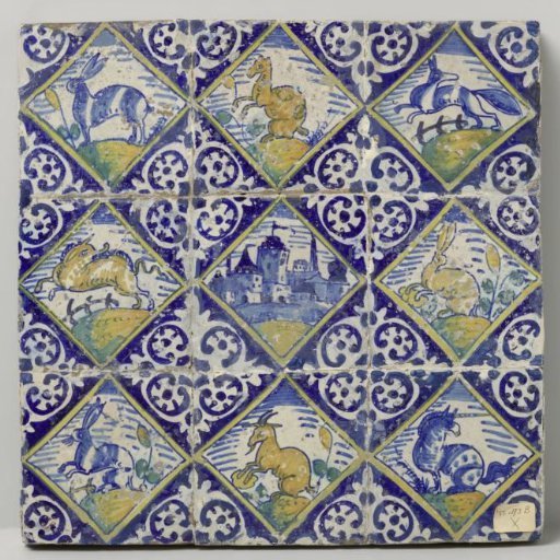Field of Nine Tiles with Animals