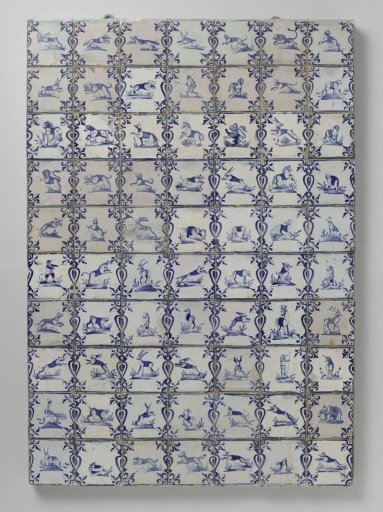 Field of Seventy Tiles with Animals and Shepherds