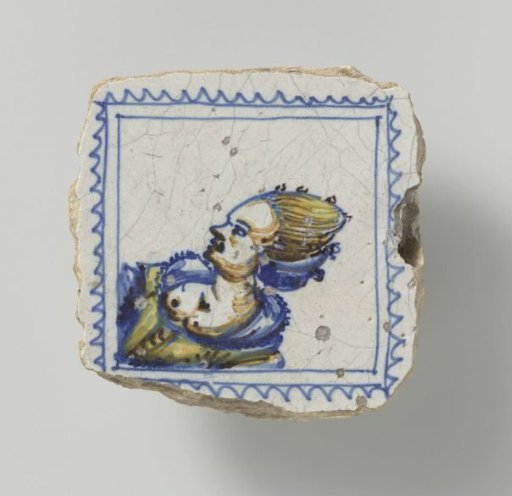 Fragment of a tile