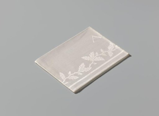 Napkin with the coat of arms of Wijk bij Duurstede