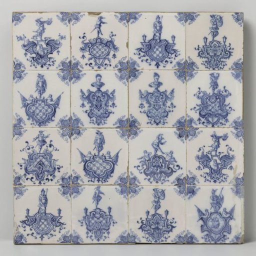 Field of sixteen tiles