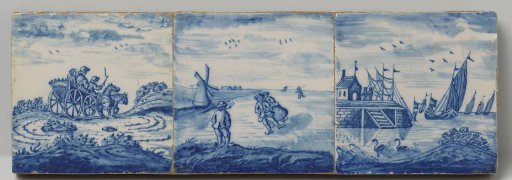 Field of three genre tiles