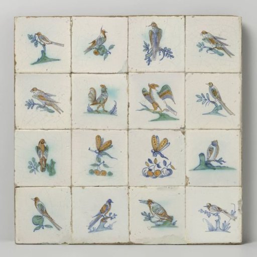 Field of sixteen tiles
