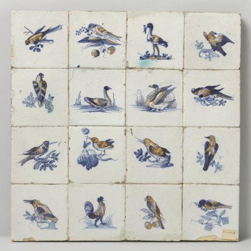 Field of sixteen tiles