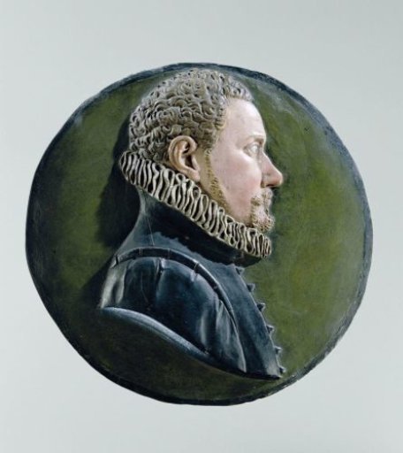 Medallion portrait of an unknown man