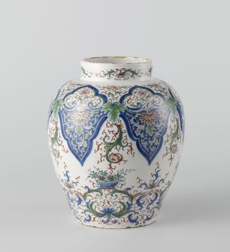 Pot (without lid) of faience