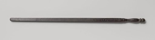 Scale of rosewood with the year 1774