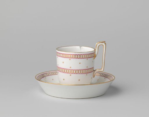 Cup with stars and ornamental borders