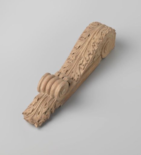 S-scroll belonging to a portico