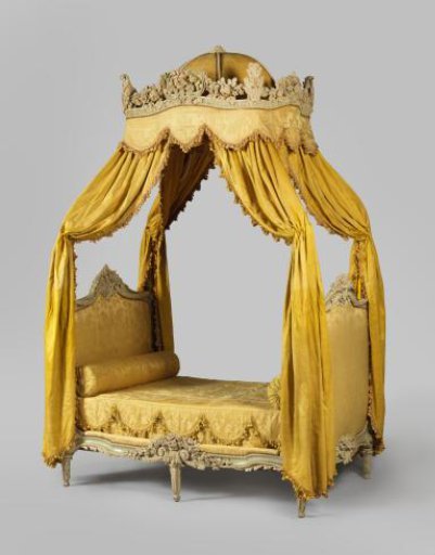 Upholstery fragments of a Polonaise bed