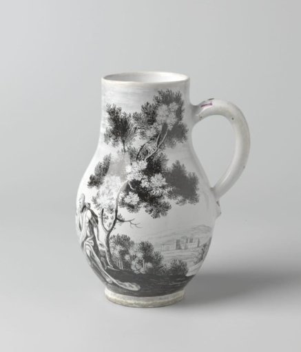 Jug, painted with the Baptism of Christ