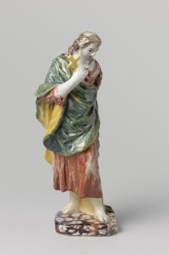 Faience male figure