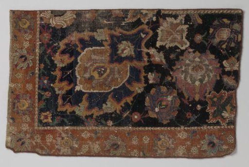 Corner Fragment of an Oriental Carpet