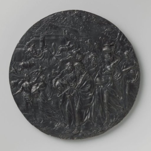 Plaque with Noah entering the Ark
