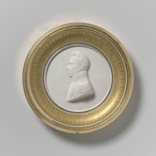Medallion with the portrait of William I, king of the Netherlands