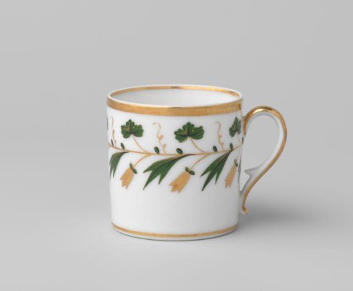 Cup with a Border of Grapevines and Flowers