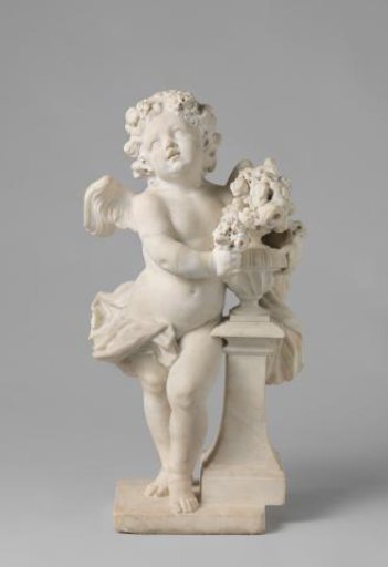 Winged Putto Personifying Spring (Flora)