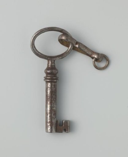 Key for a mahogany casket