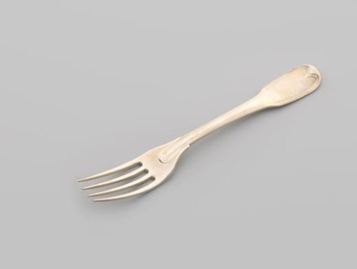 Dessert fork with the Clifford helm badge