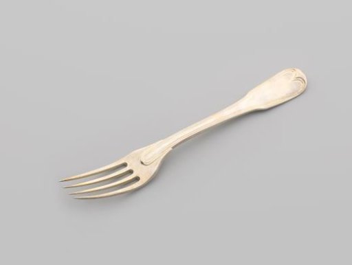 Dessert fork with the Clifford helm badge