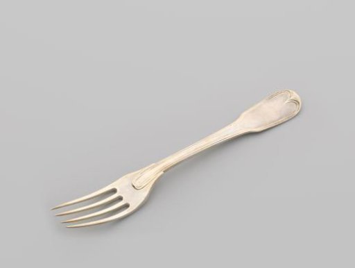 Dessert fork with the Clifford helm badge