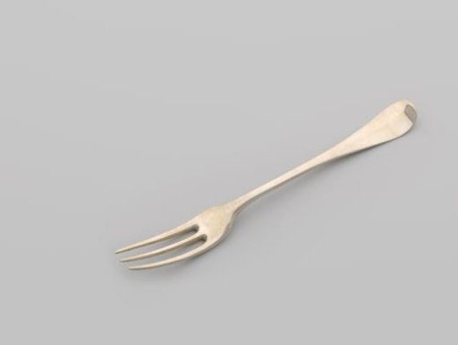 Dessert fork with the Clifford coat of arms