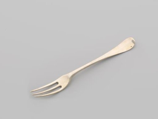 Dessert fork with the Clifford helm badge