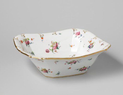 Dish with Bouquets and Flower Sprays