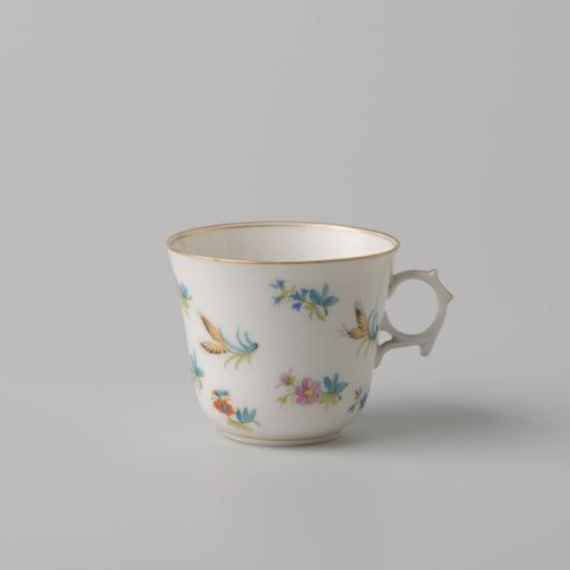 Cup with flower sprays
