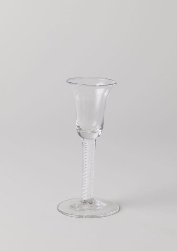 Twisted Glass with a Bell-shaped Calyx