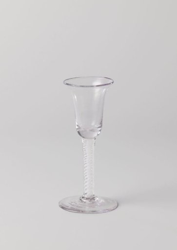 Twisted Glass with a Bell-shaped Calyx