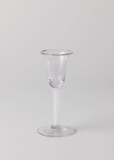 Twisted Glass with a Bell-shaped Calyx