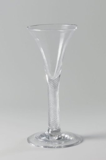 Sling glass with a trumpet-shaped bowl