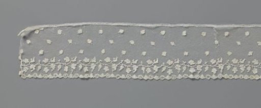 Strip of appliqué lace with vine